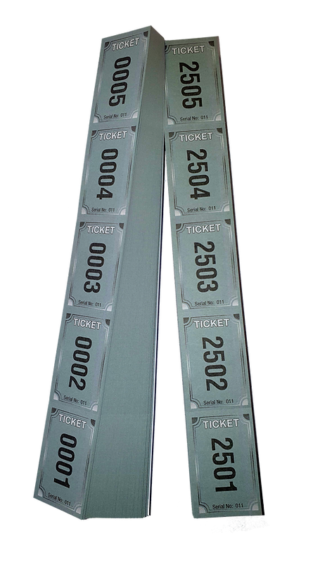 Admit One STRIPS 1-5000 -