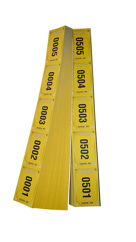 Admit One STRIPS 1-5000 -